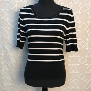 WHBM Short Sleeve Scoop Neck Sweater